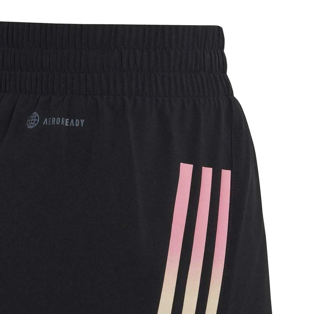 adidas - Girls' (Junior) 3-Stripes Woven Shorts (IC0347)
