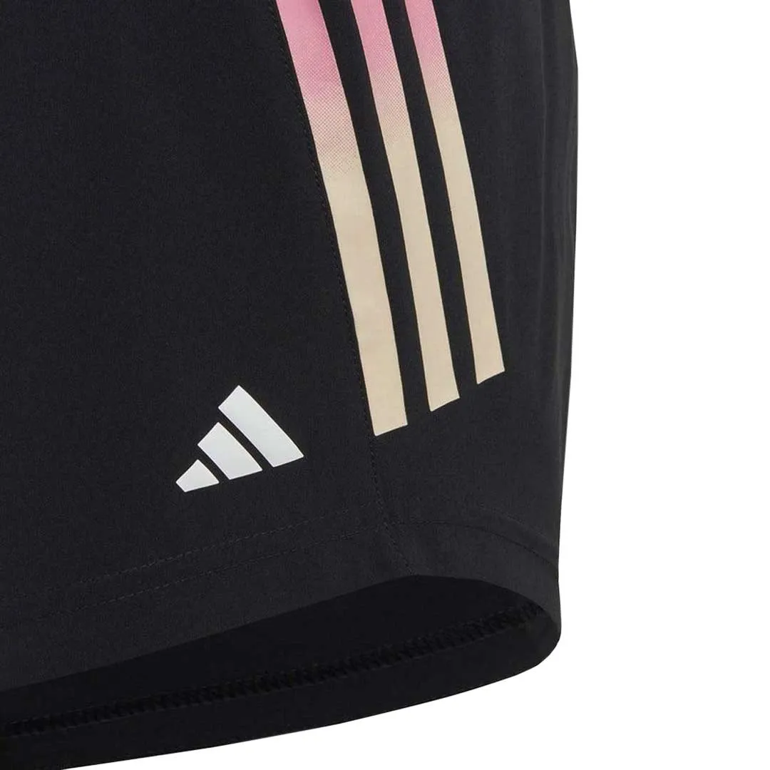 adidas - Girls' (Junior) 3-Stripes Woven Shorts (IC0347)