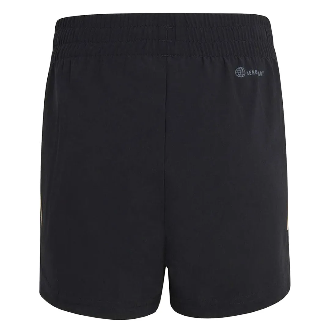 adidas - Girls' (Junior) 3-Stripes Woven Shorts (IC0347)