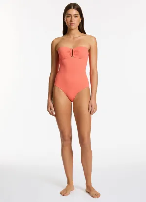 Alessia Bandeau One Piece - Guava