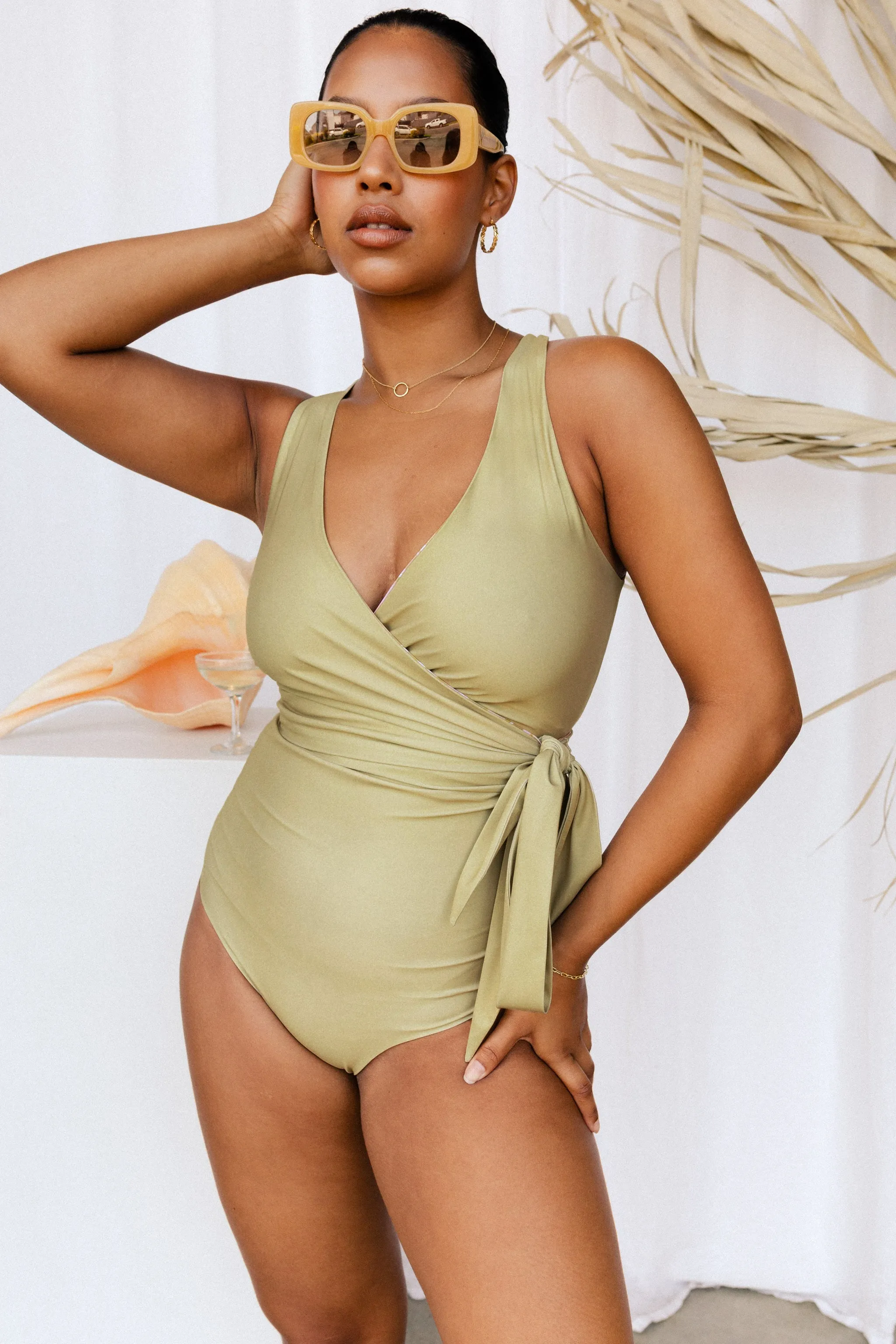 Bermuda/Pear Reversible Bikini Bottoms