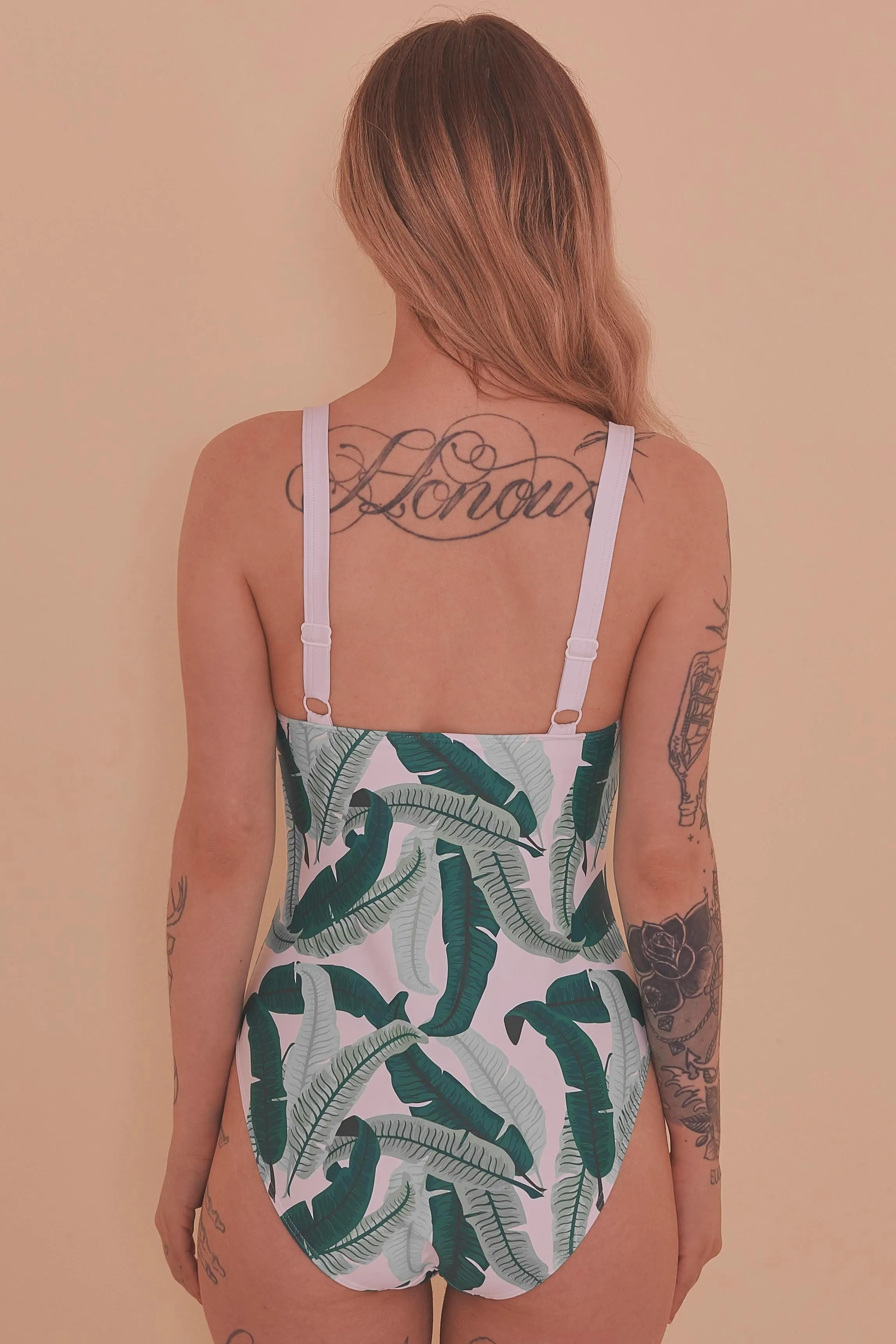 Collectif Banana Leaf Knot Swimsuit