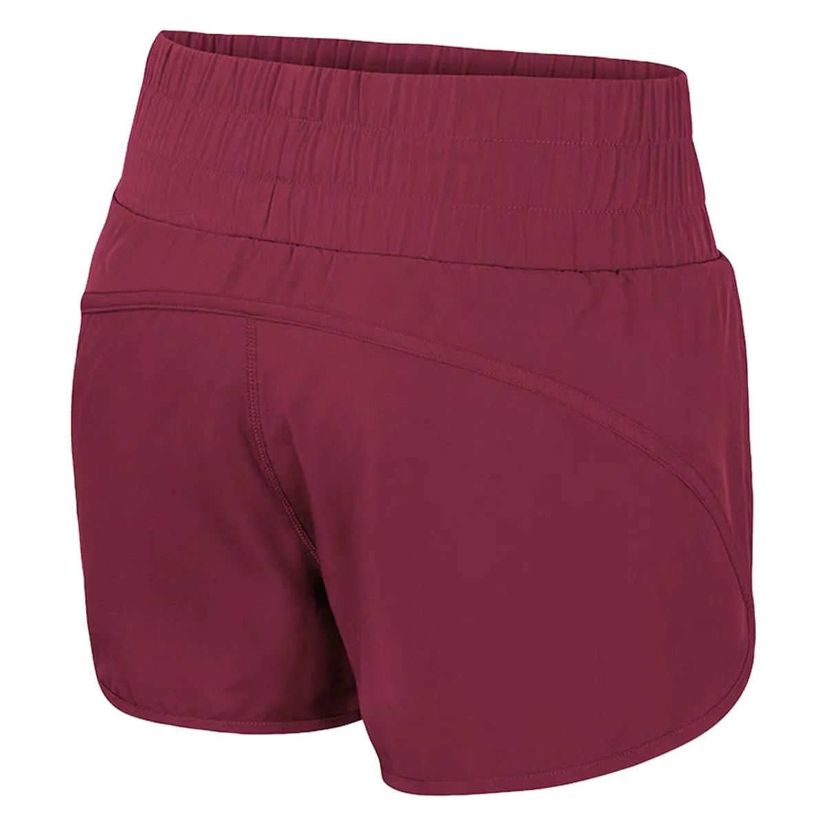 Colosseum Women's Stacked FSU High Waist Short - Garnet