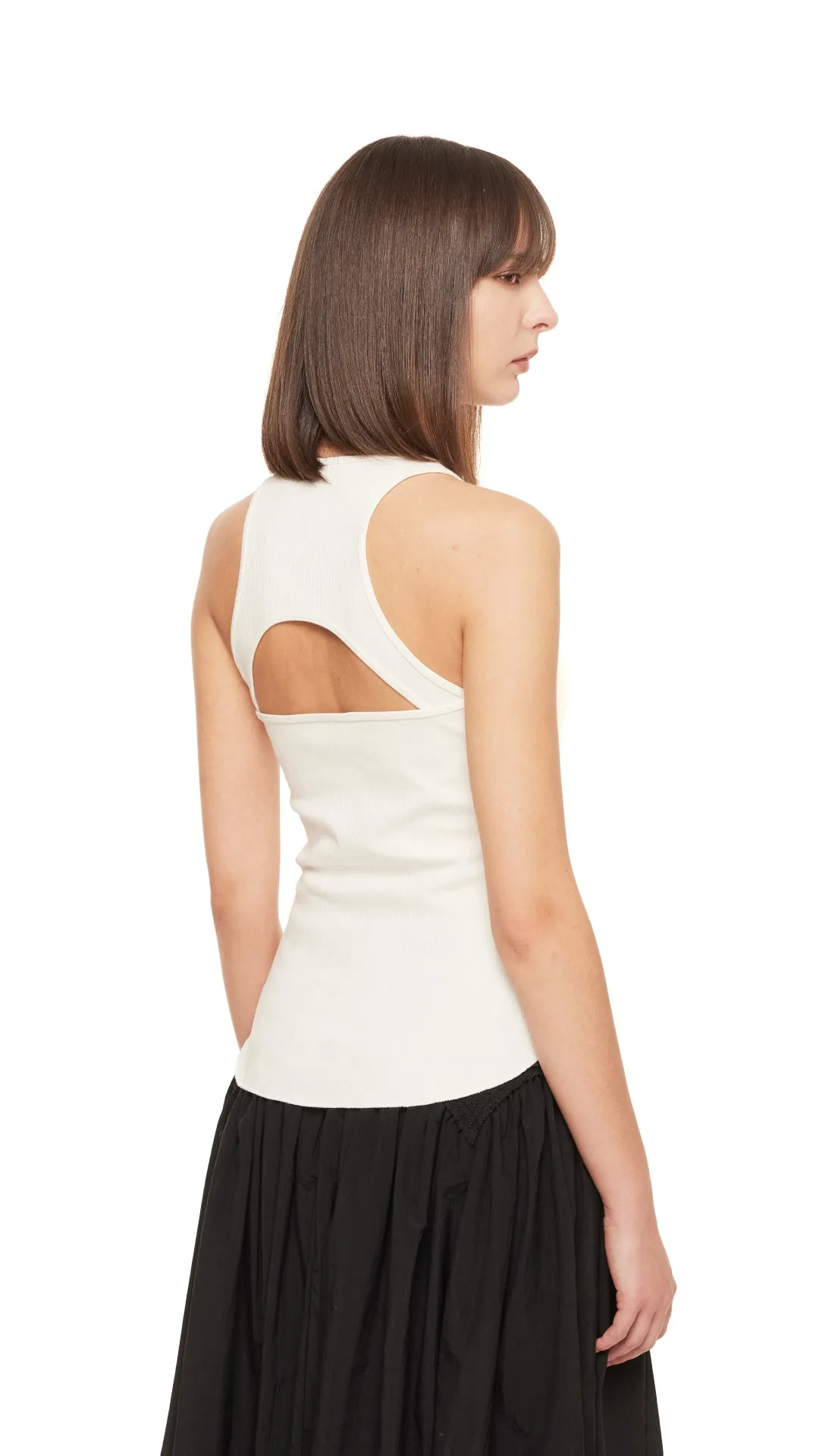 Cut-Out Padded Tank Top