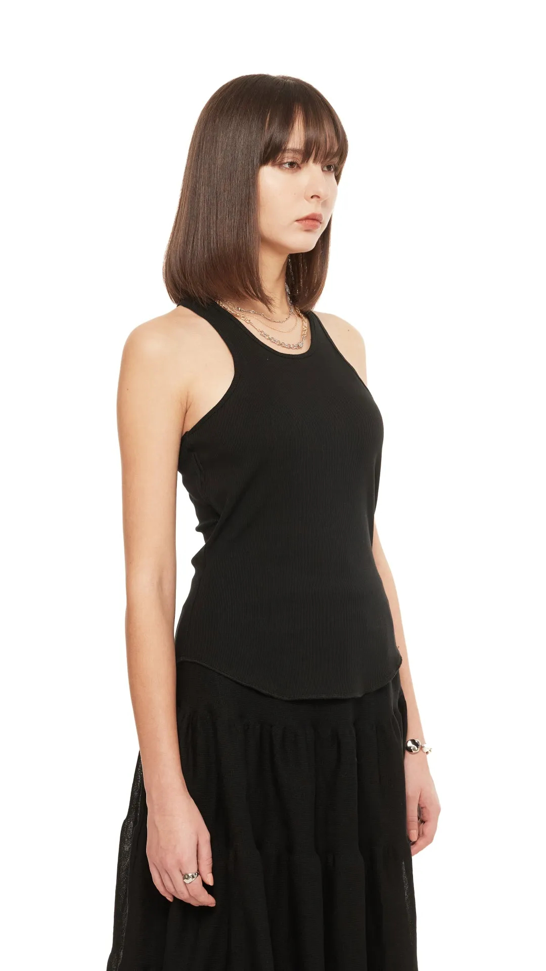 Cut-Out Padded Tank Top