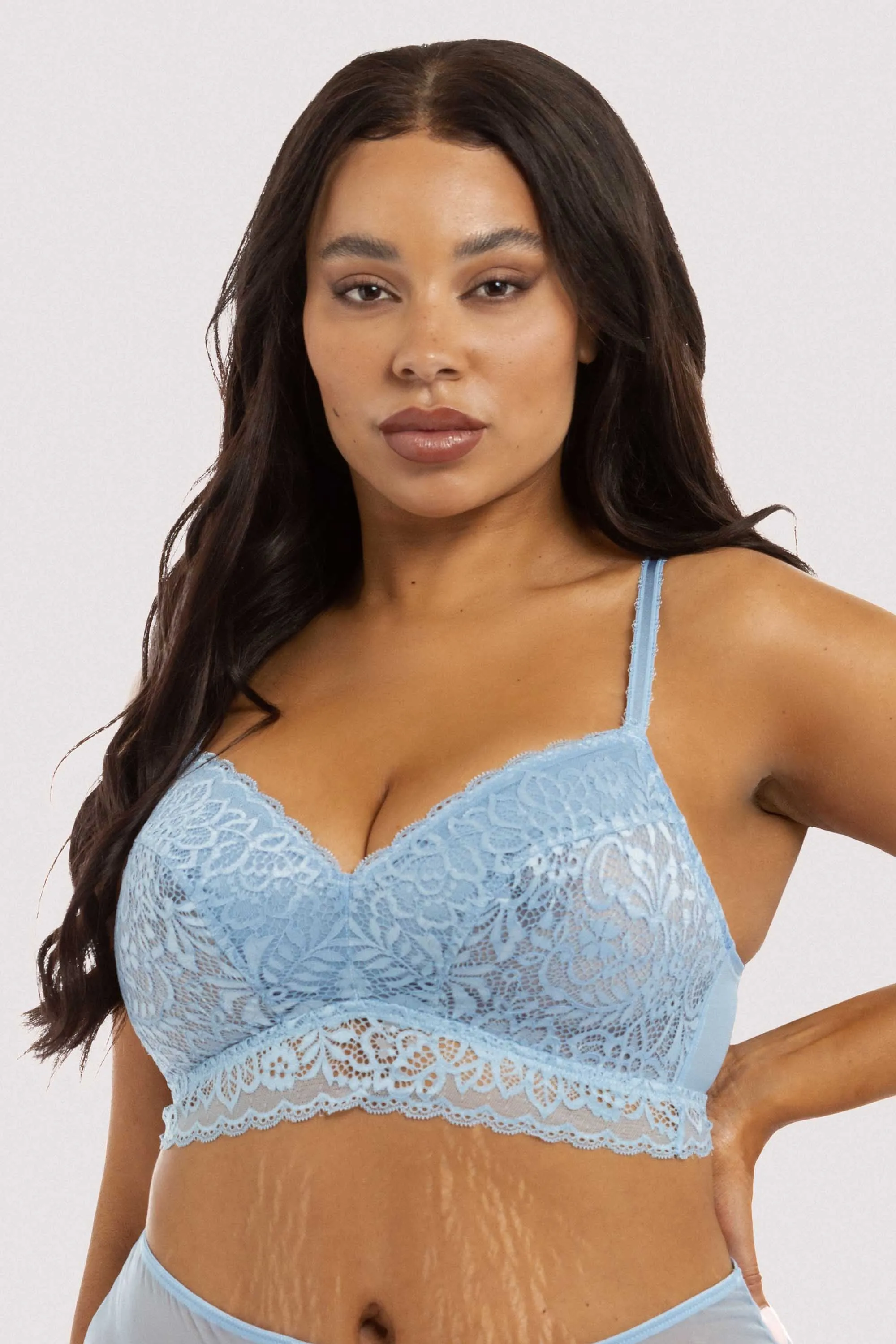 Emma Lavender Wireless Bra