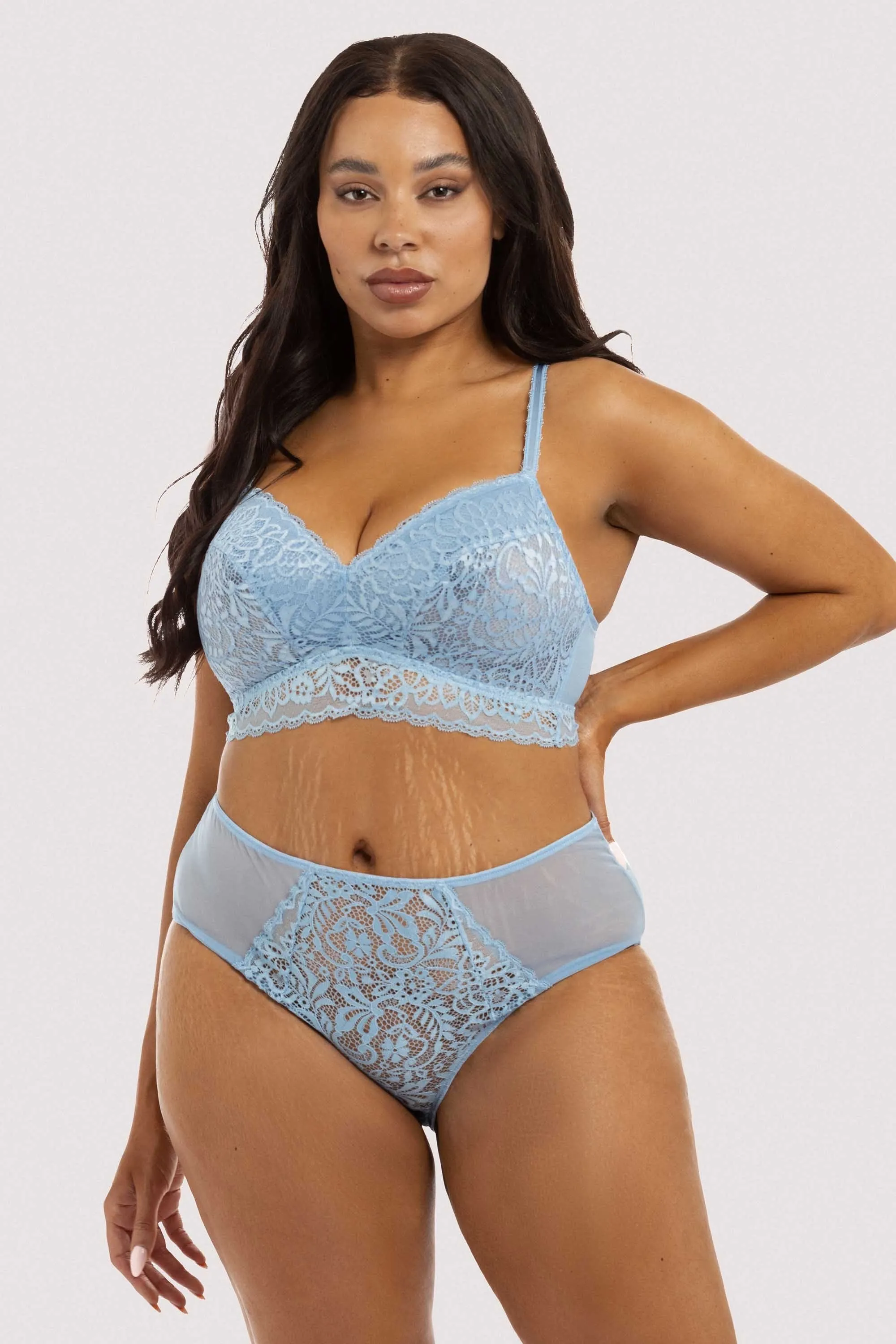 Emma Lavender Wireless Bra