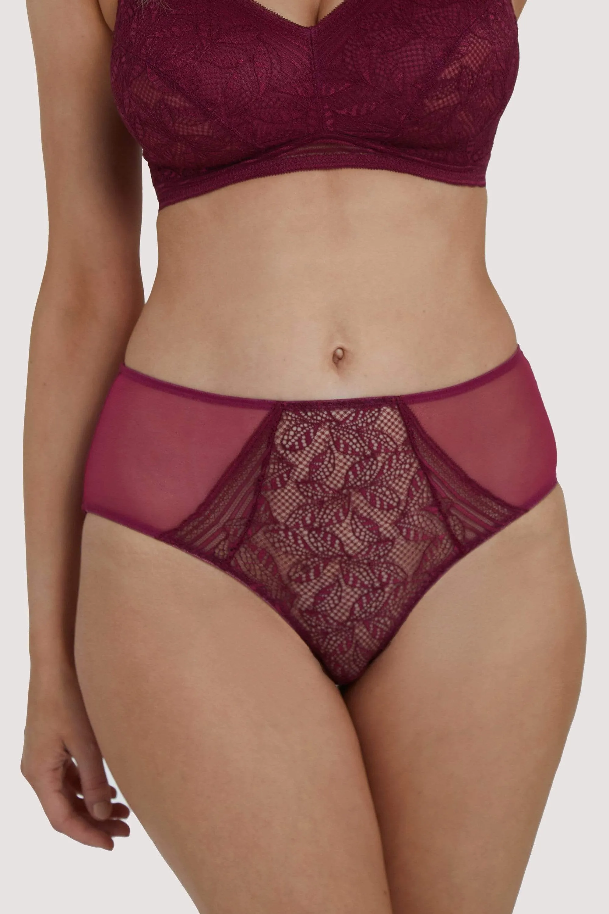 Emma Merlot Wine High Waist Brief