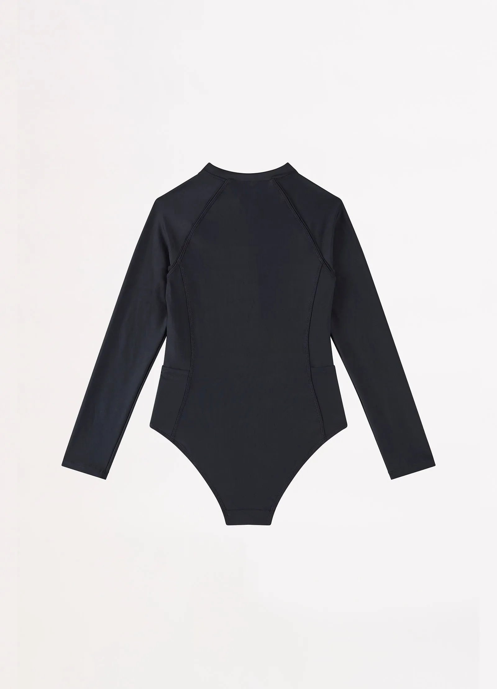 Essentials Girls Pocket Paddlesuit - Black