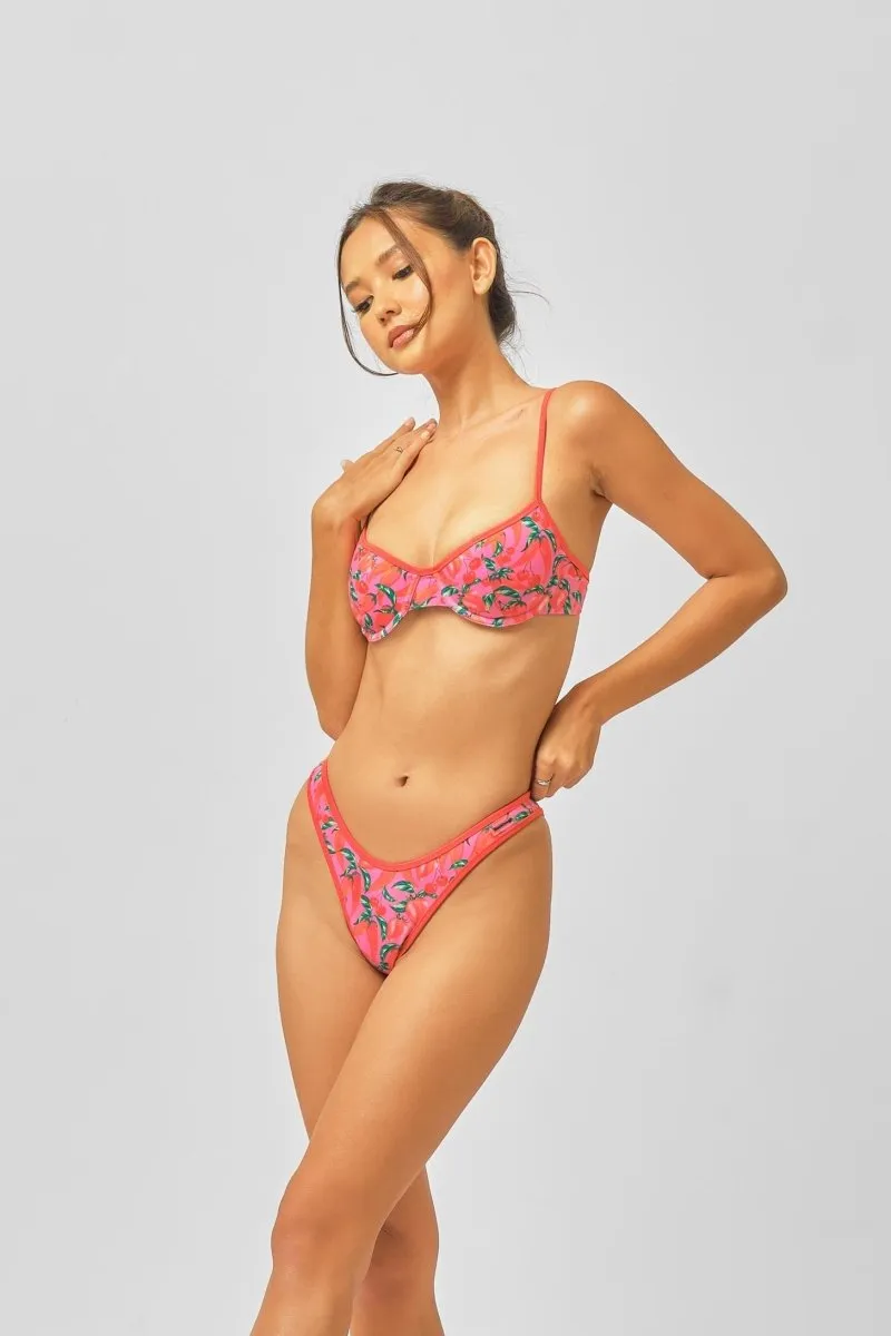 Fiona High Rise Cheeky Bottoms / Spicy Peppers FINAL SALE