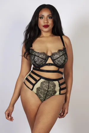Gabi Fresh Devon Black/Lime HW Brief