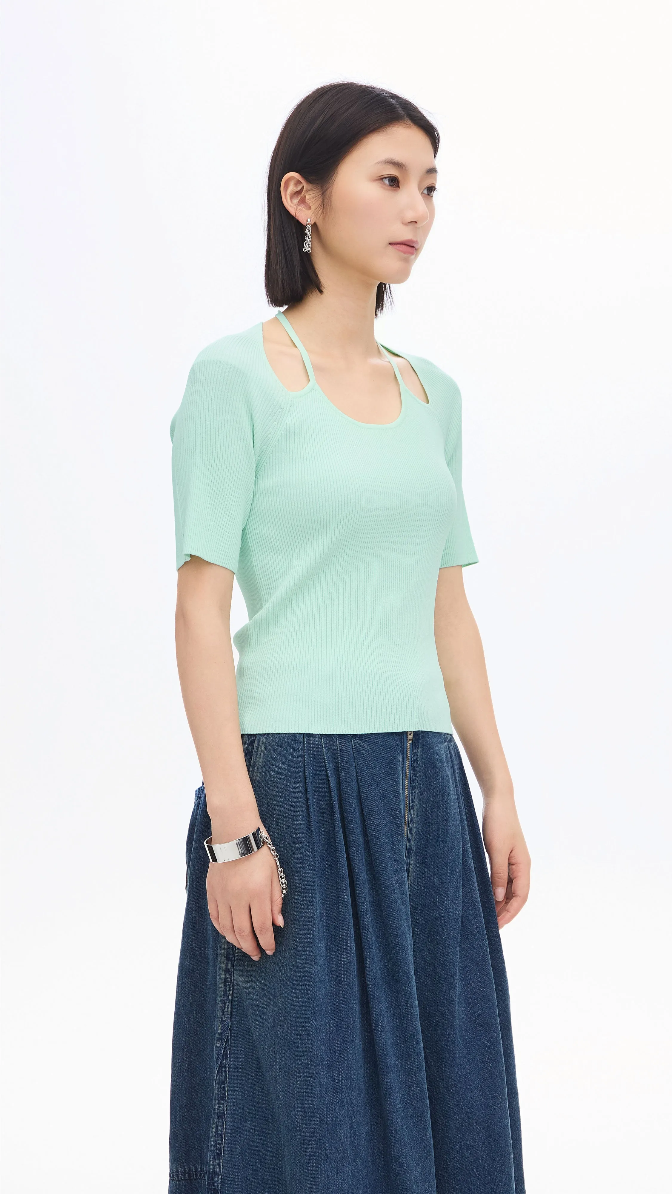 Halter Neckline Top