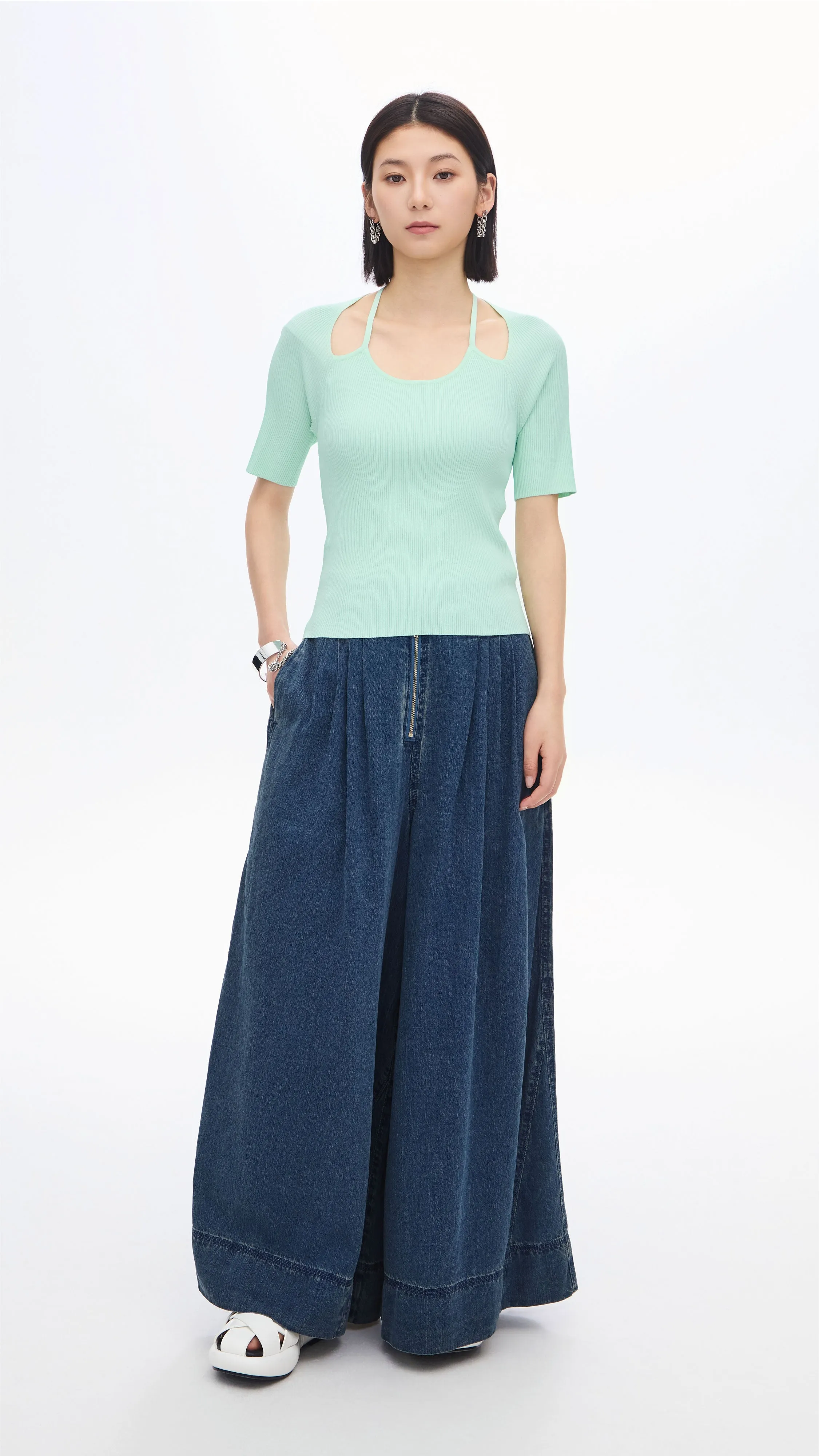 Halter Neckline Top