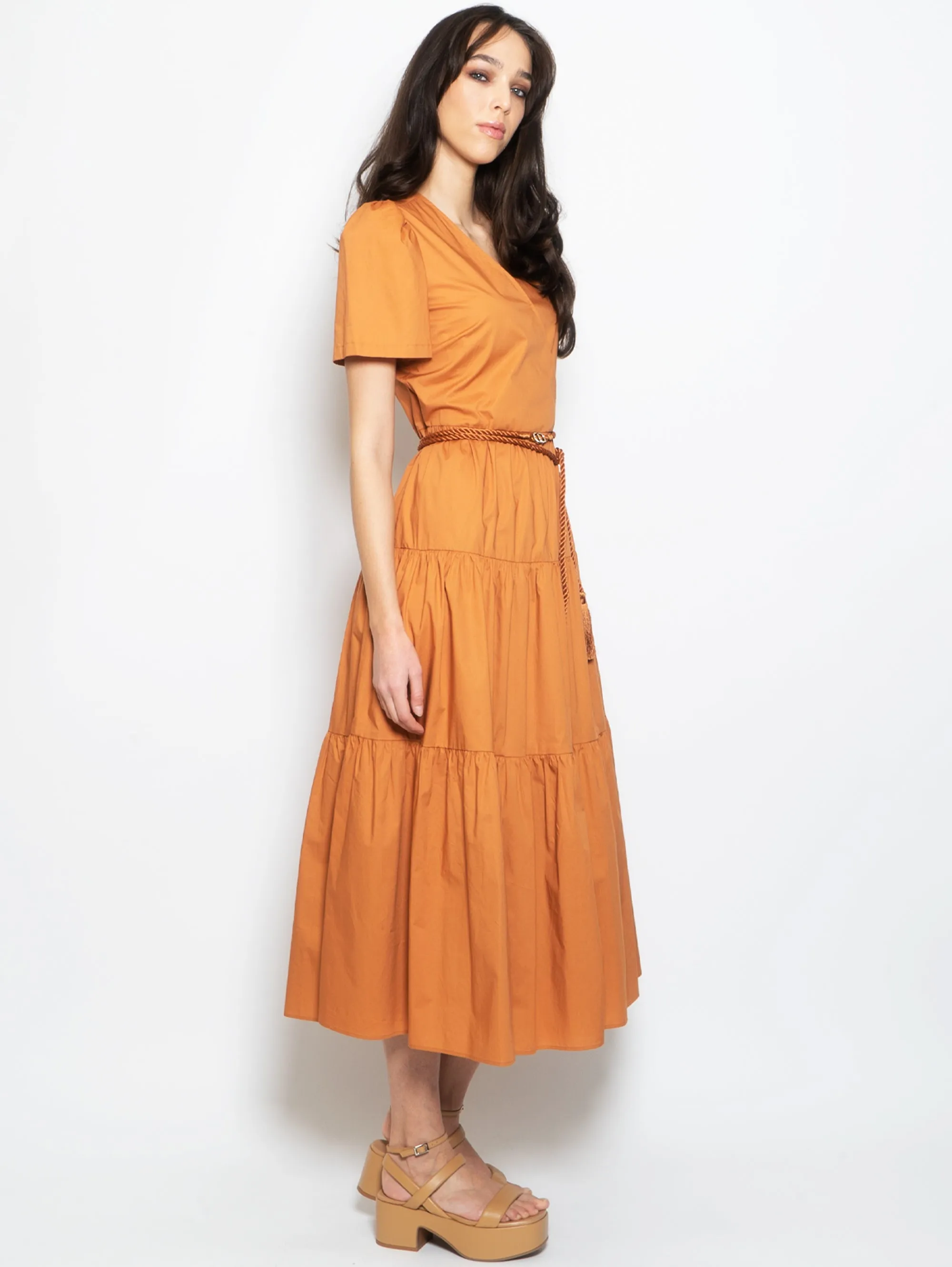 Hazel Ruffled Skirt Dress