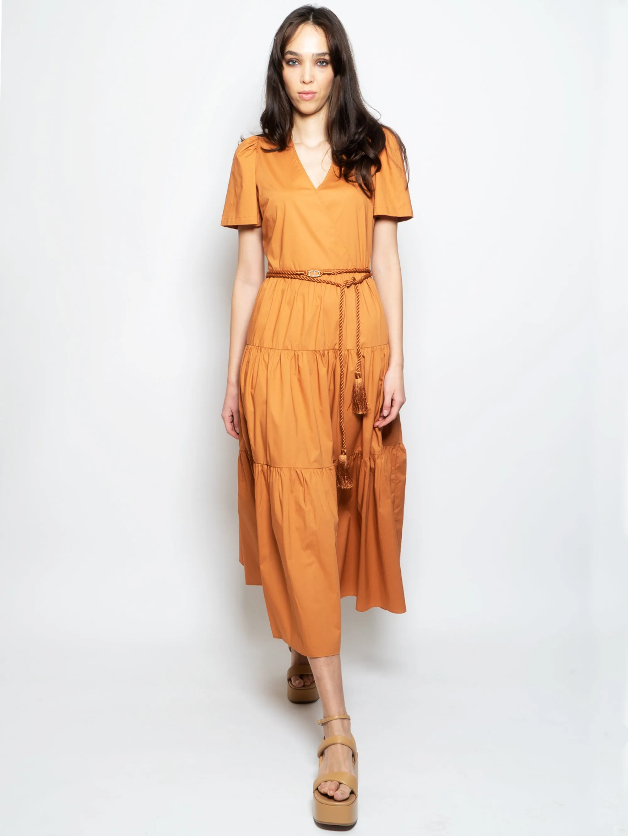 Hazel Ruffled Skirt Dress
