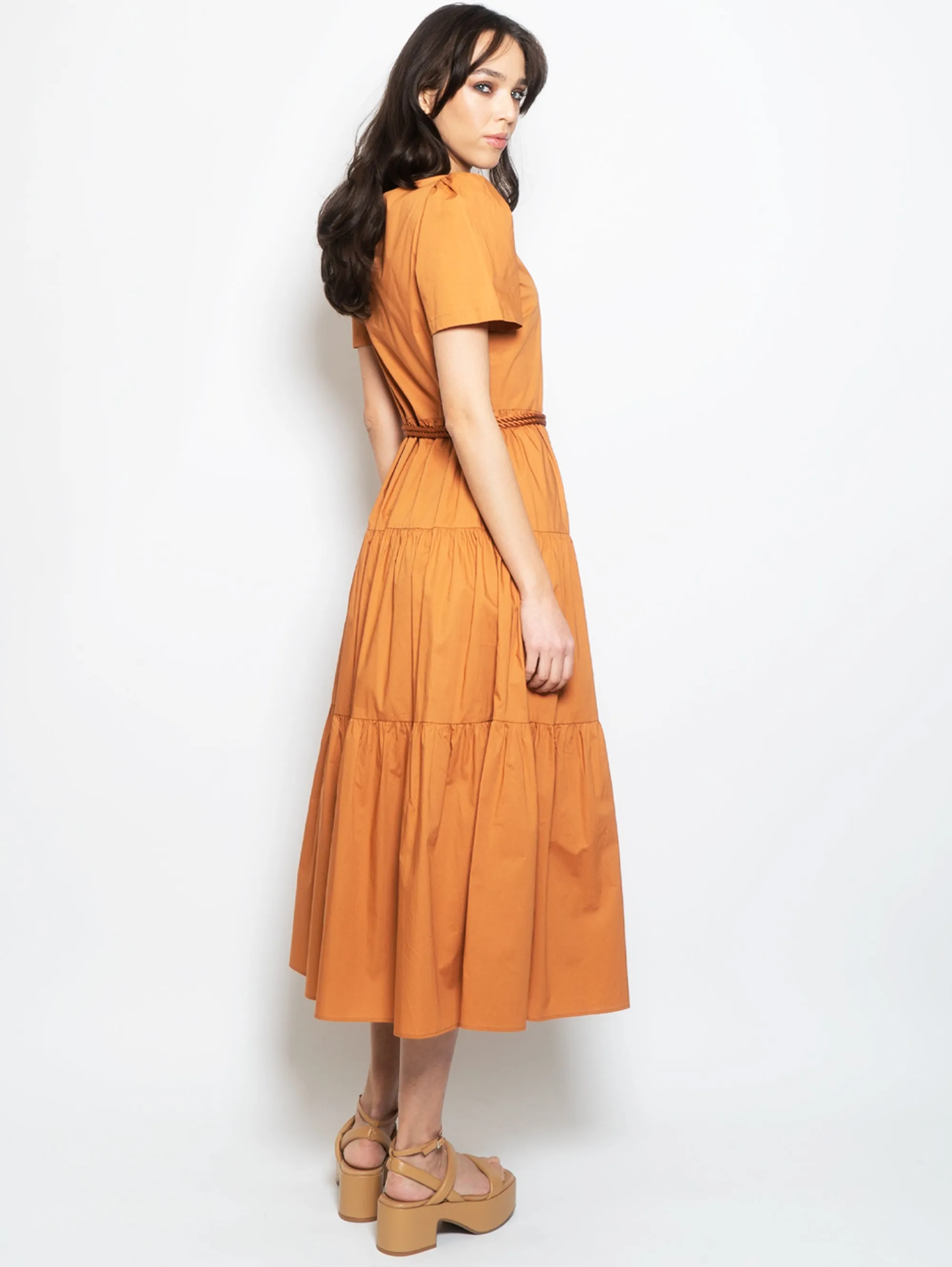 Hazel Ruffled Skirt Dress