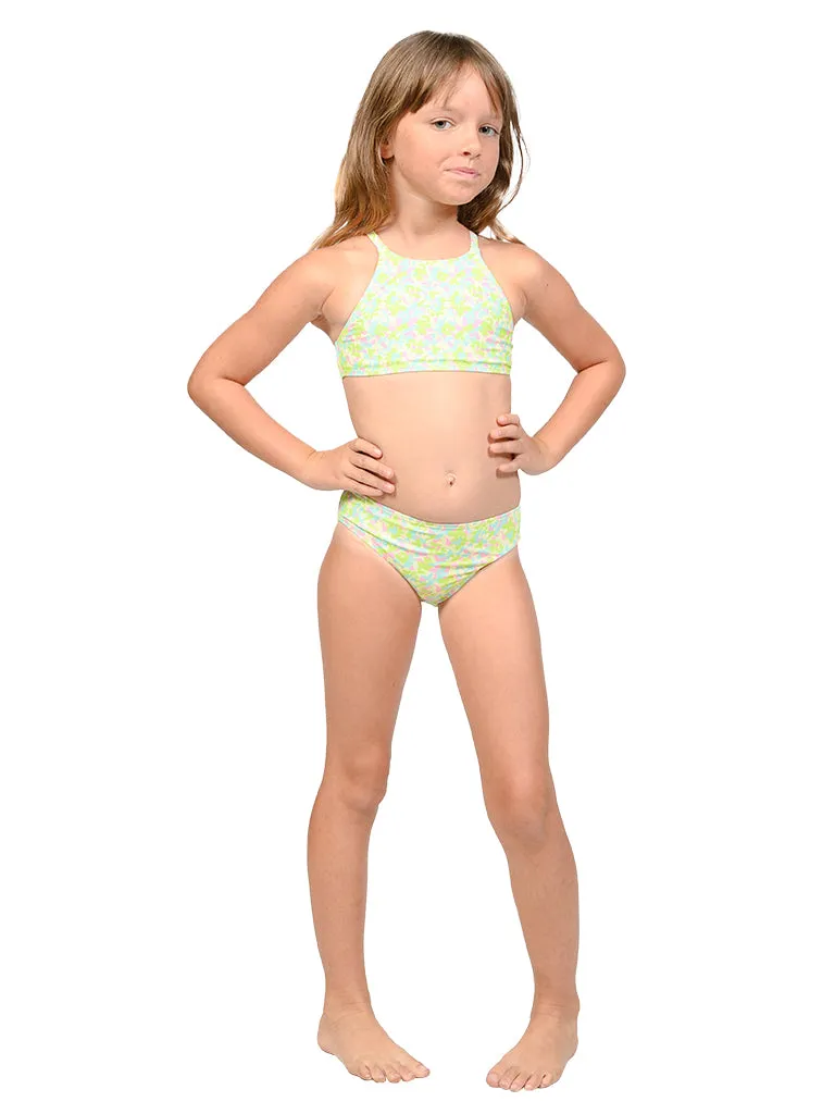 High neck top bikini for girls