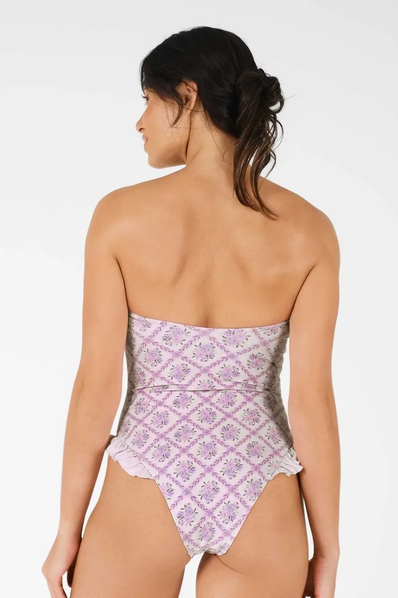 Lily Ruffled One Piece / Lavender Tea FINAL SALE