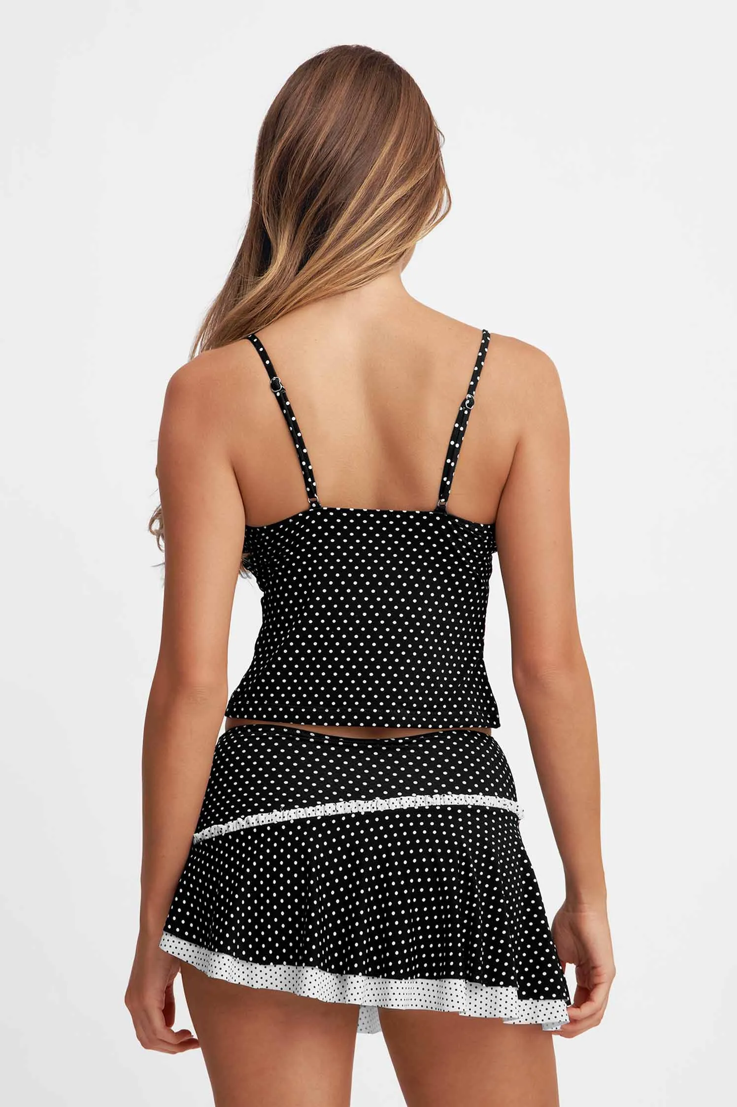 Louise Ruffled Skort / Love Noir