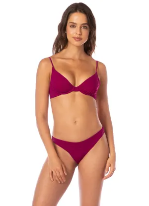 Maaji Bom Bom Pink Dainty Unmolded Underwire Bikini Top