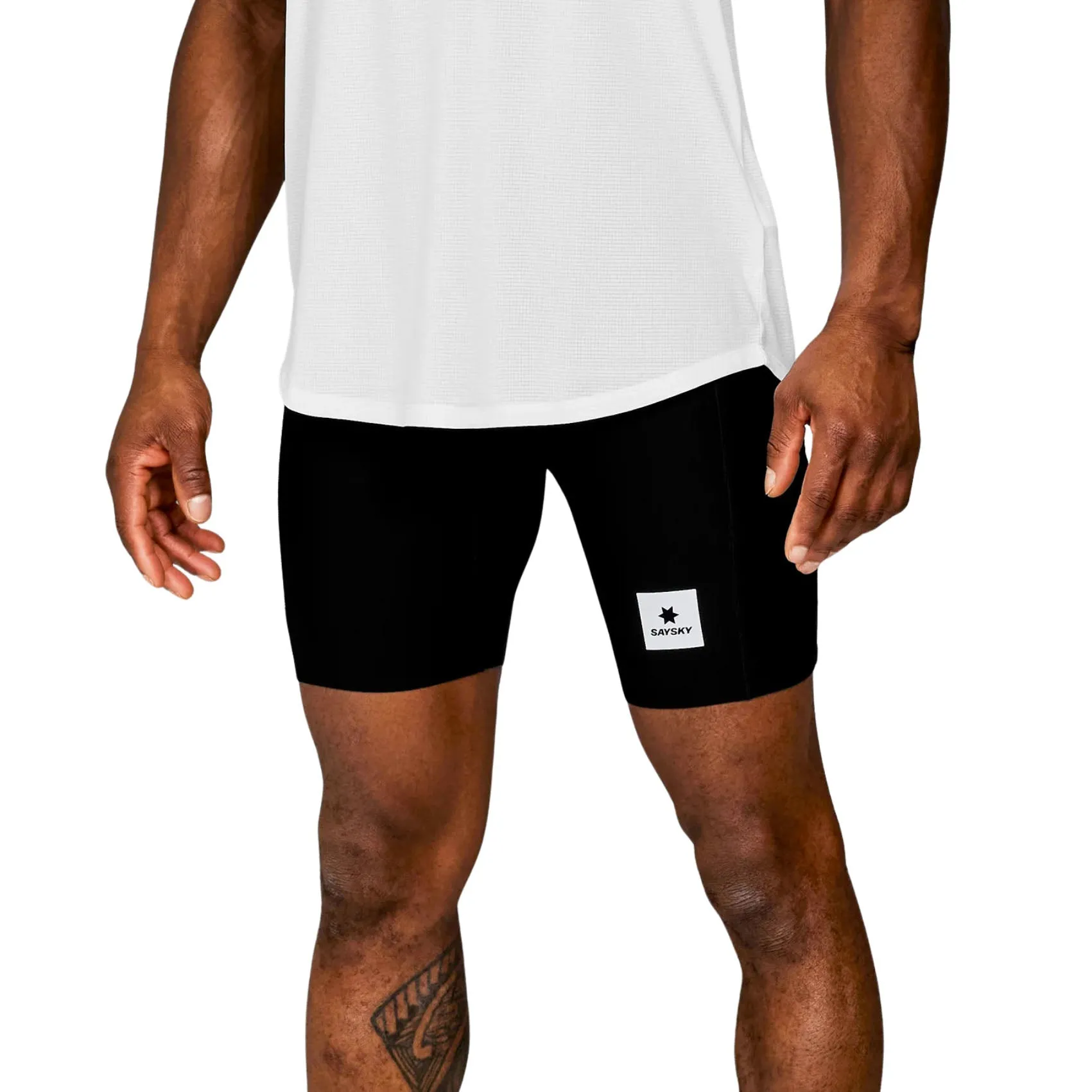 Mens Saysky Flow  Race Short 7" Tights