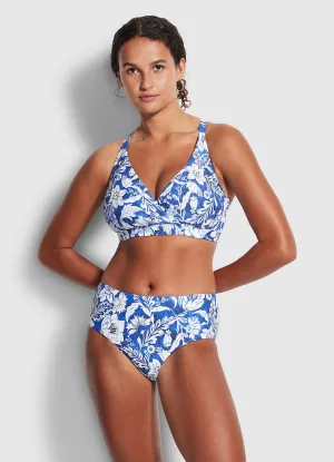 Modern Marina Wide Side Retro - Marina Blue