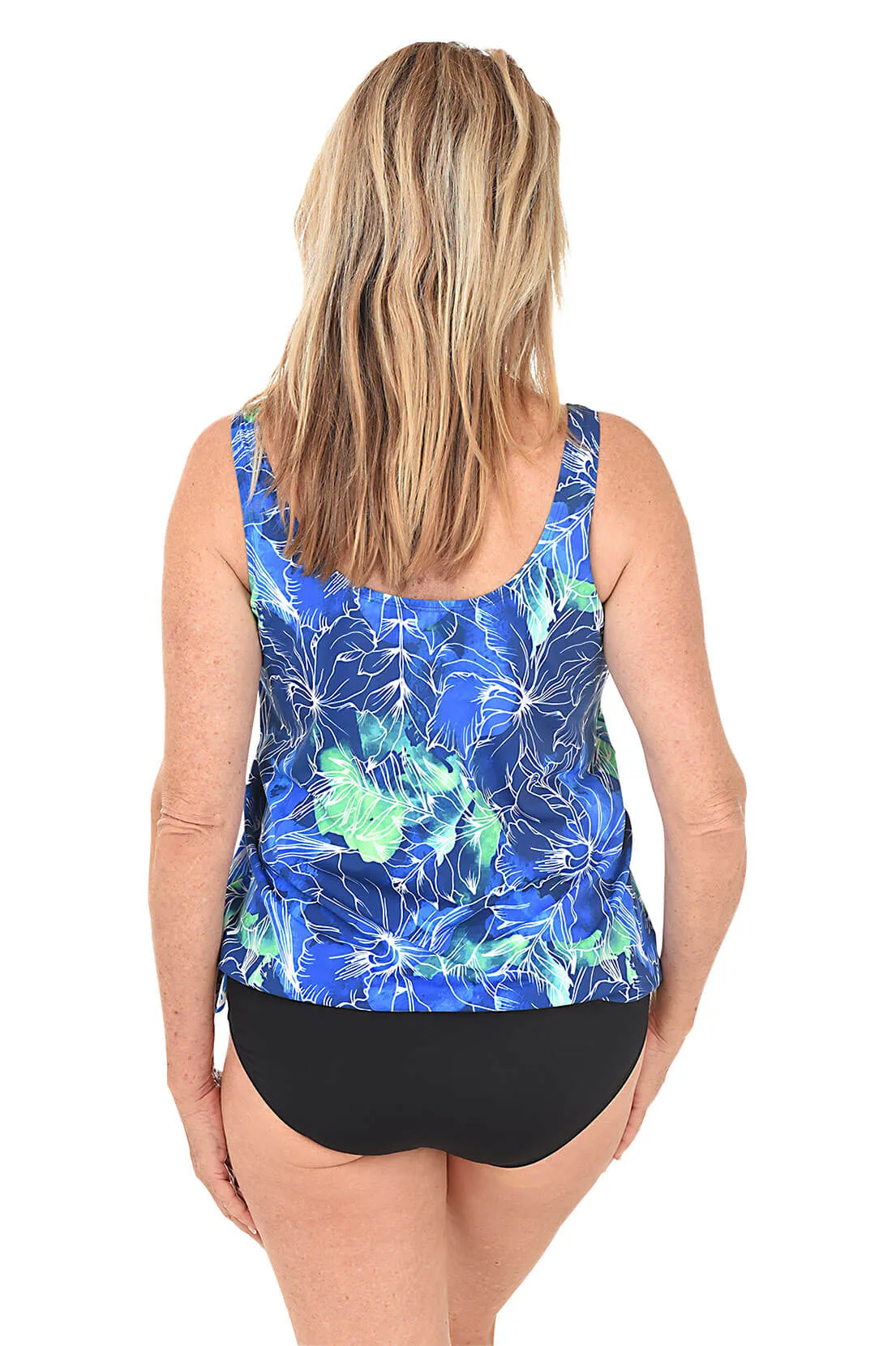 Nantucket Blouson Tankini Top