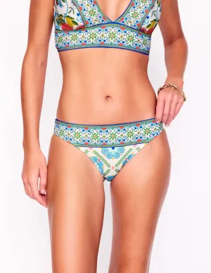 Porto Bikini Bottoms-Multi. Citrus Vine Tile