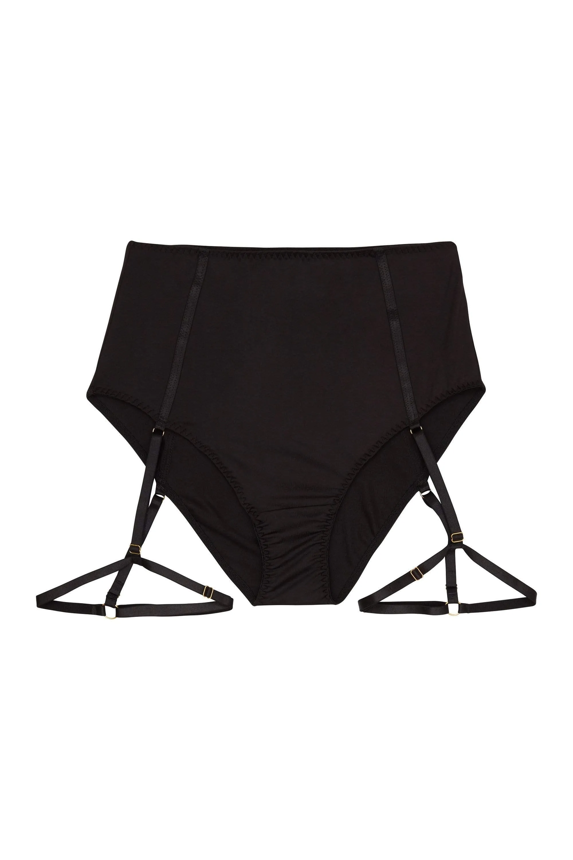 Regalia Santana Microfibre Suspender High Waist Brief