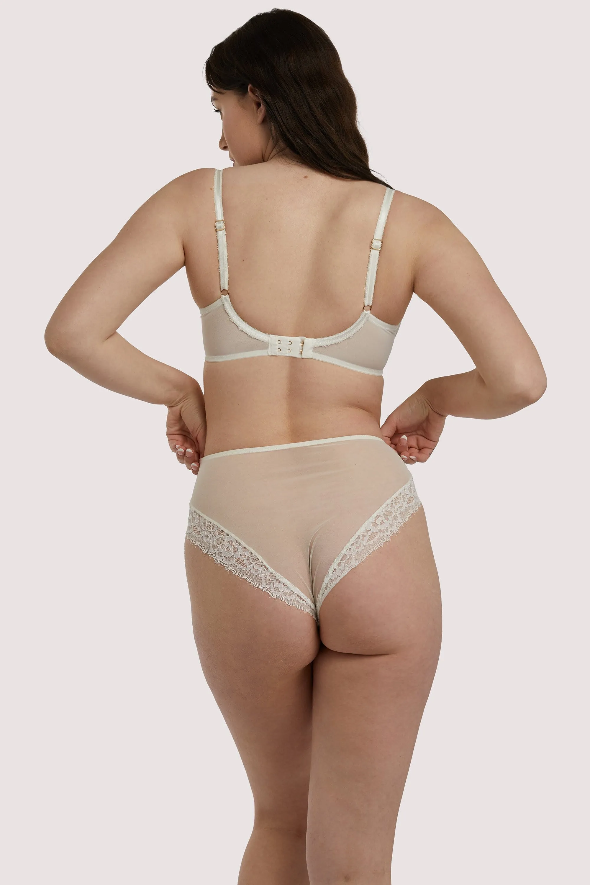 Rosalyn Ivory High Waist Brief