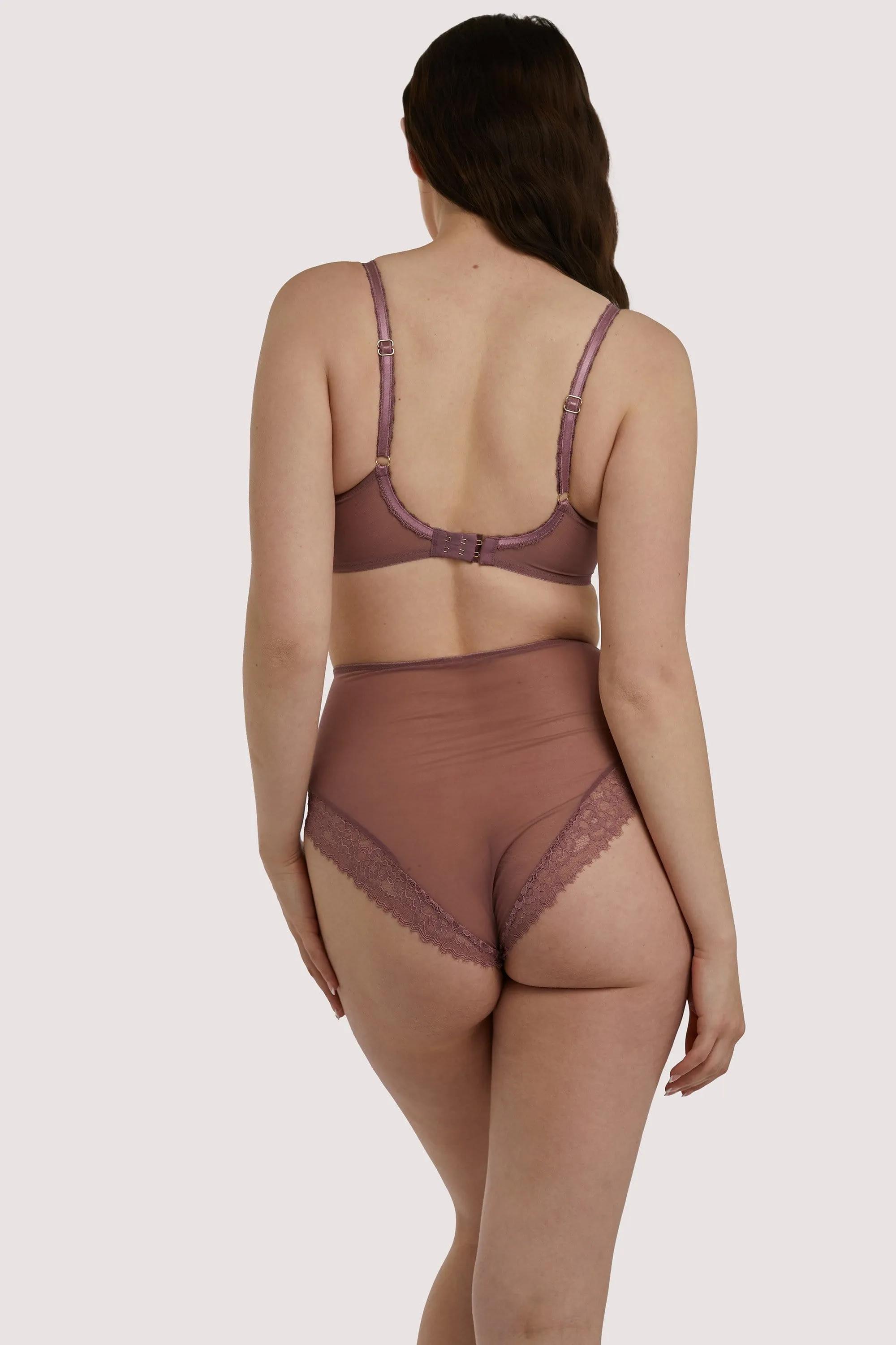 Rosalyn Mocha High Waist Brief