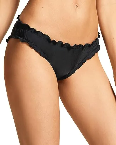 Ruched Swimsuit Bottom High Cut Bikini Bottom