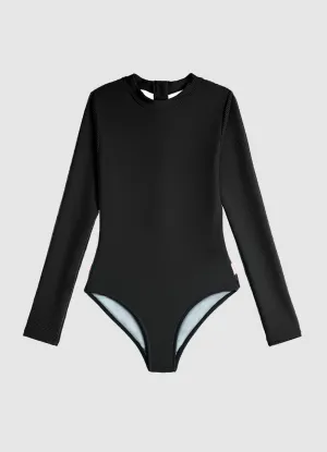 Summer Essentials Mini L/S Surf Tank - Black
