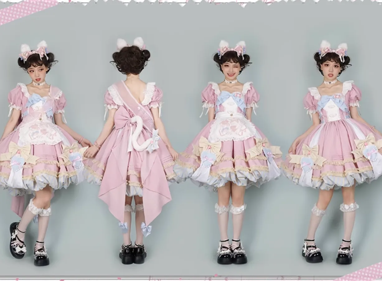 Sweetheart Cat Onepiece - Full Set