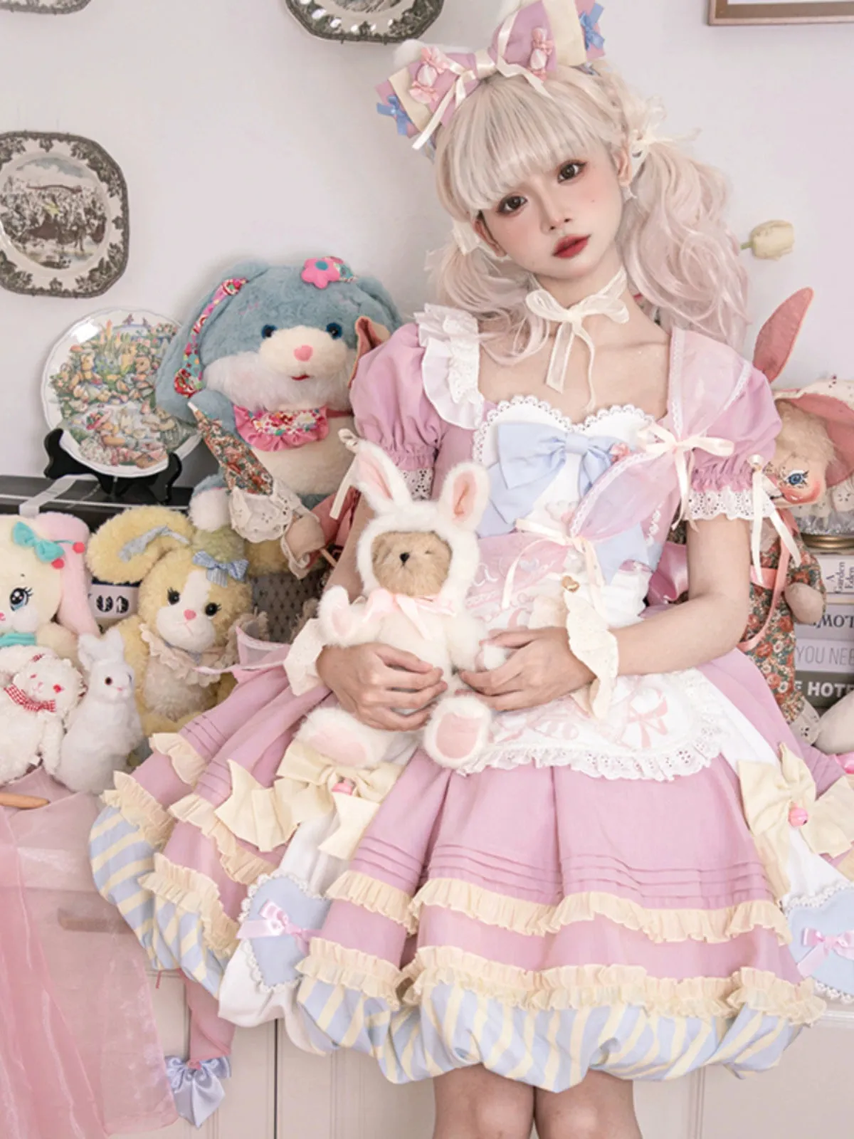 Sweetheart Cat Onepiece - Full Set