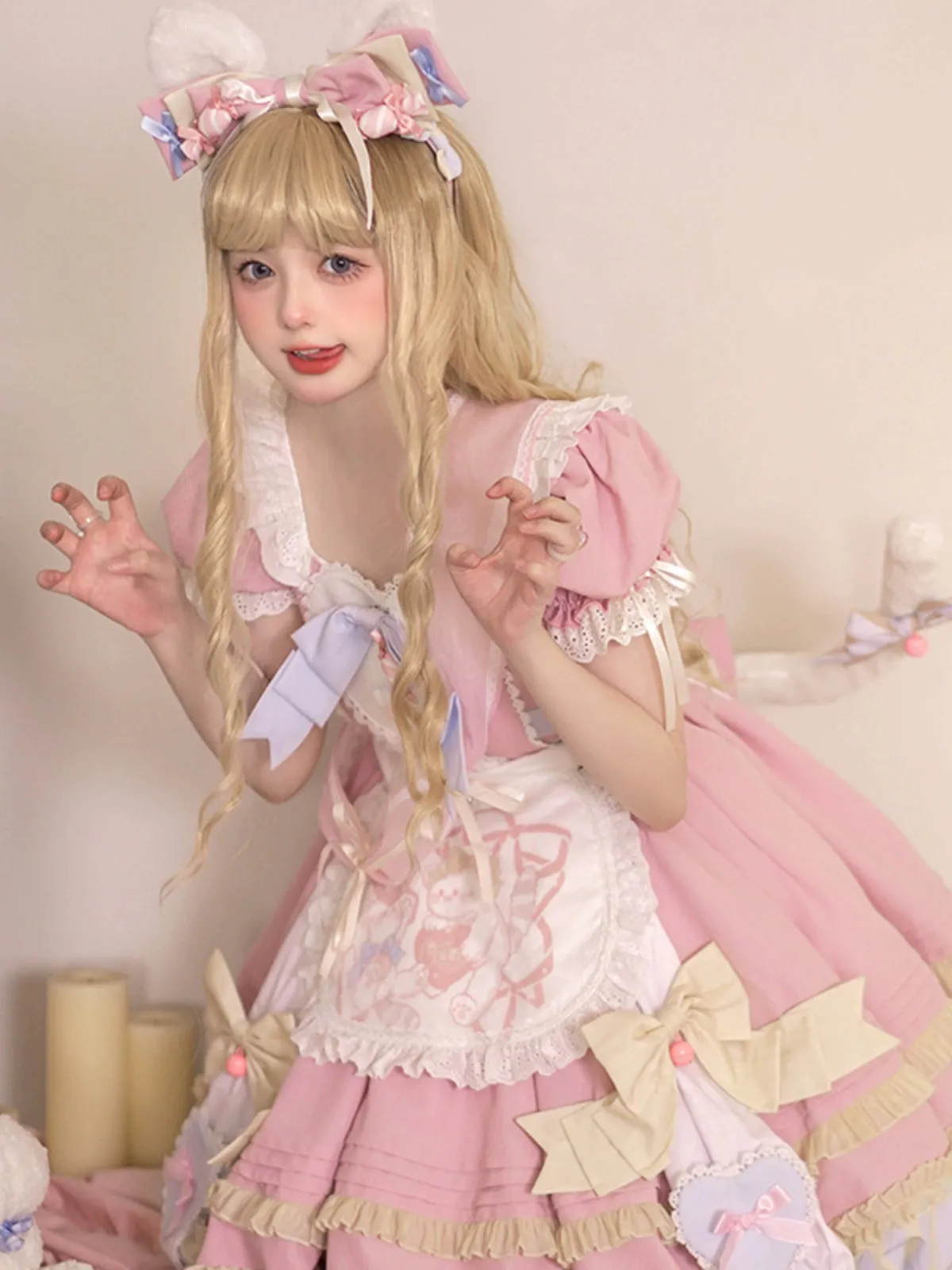 Sweetheart Cat Onepiece - Full Set