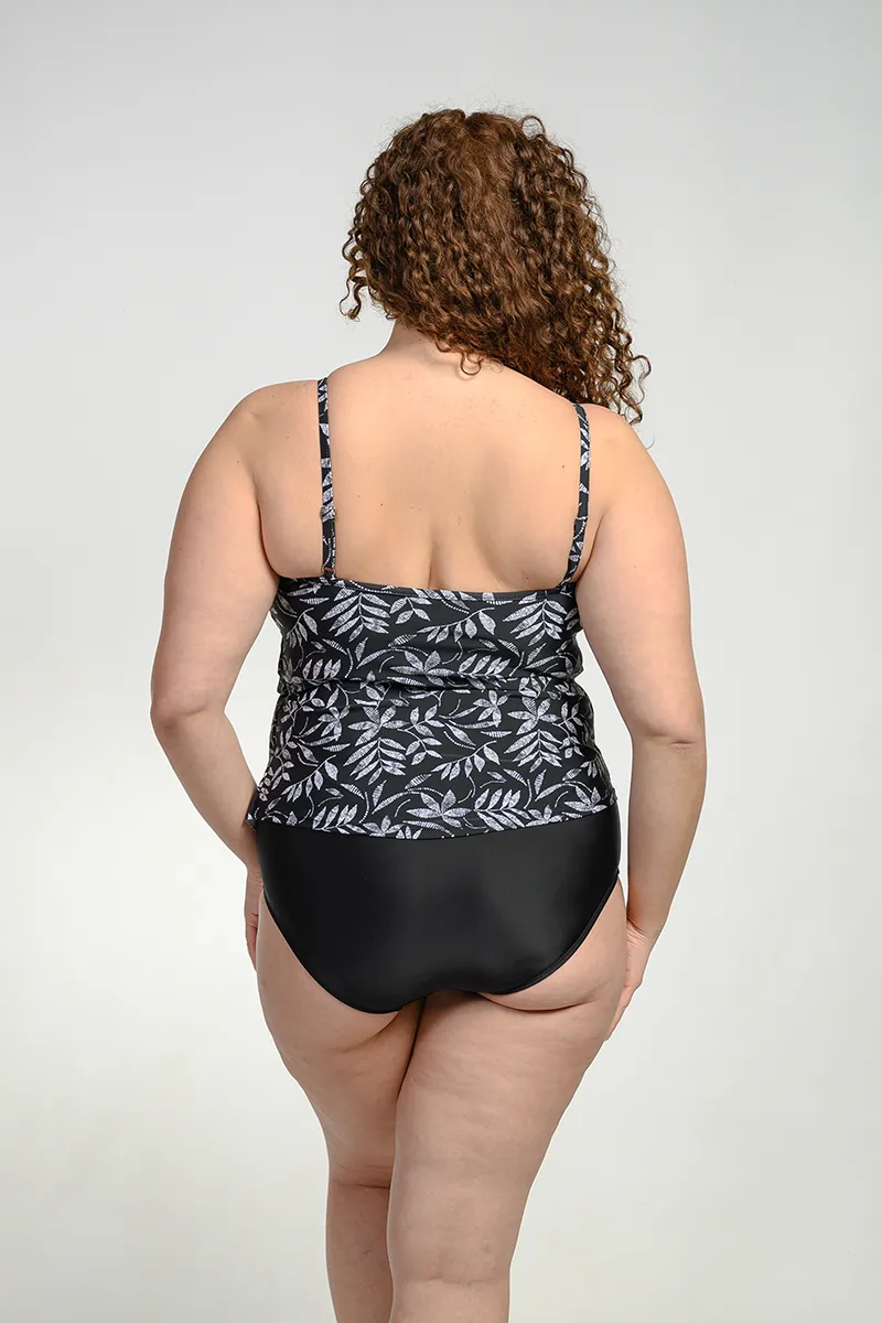 Tiered front tankini