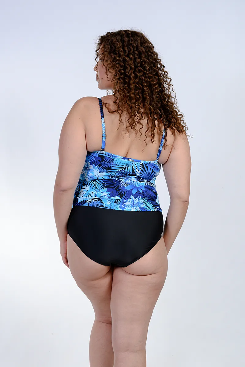 Tiered front tankini