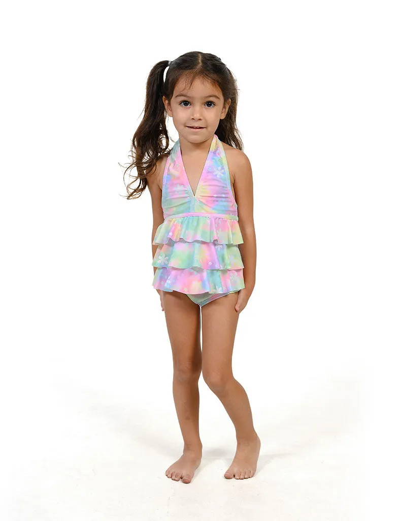 Tiered Halter tankini for Toddler giirls