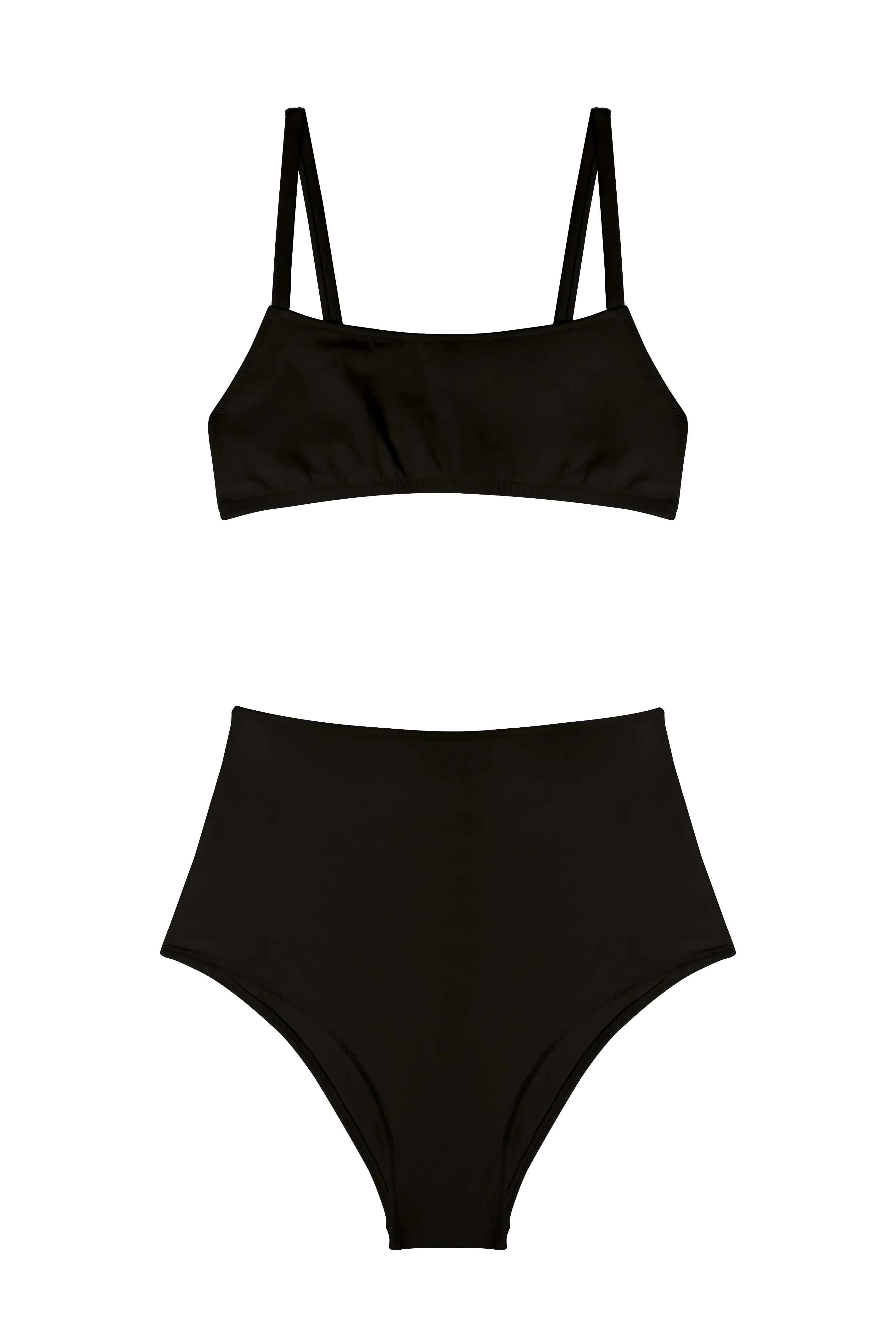 Undici High Waist Bikini - Black