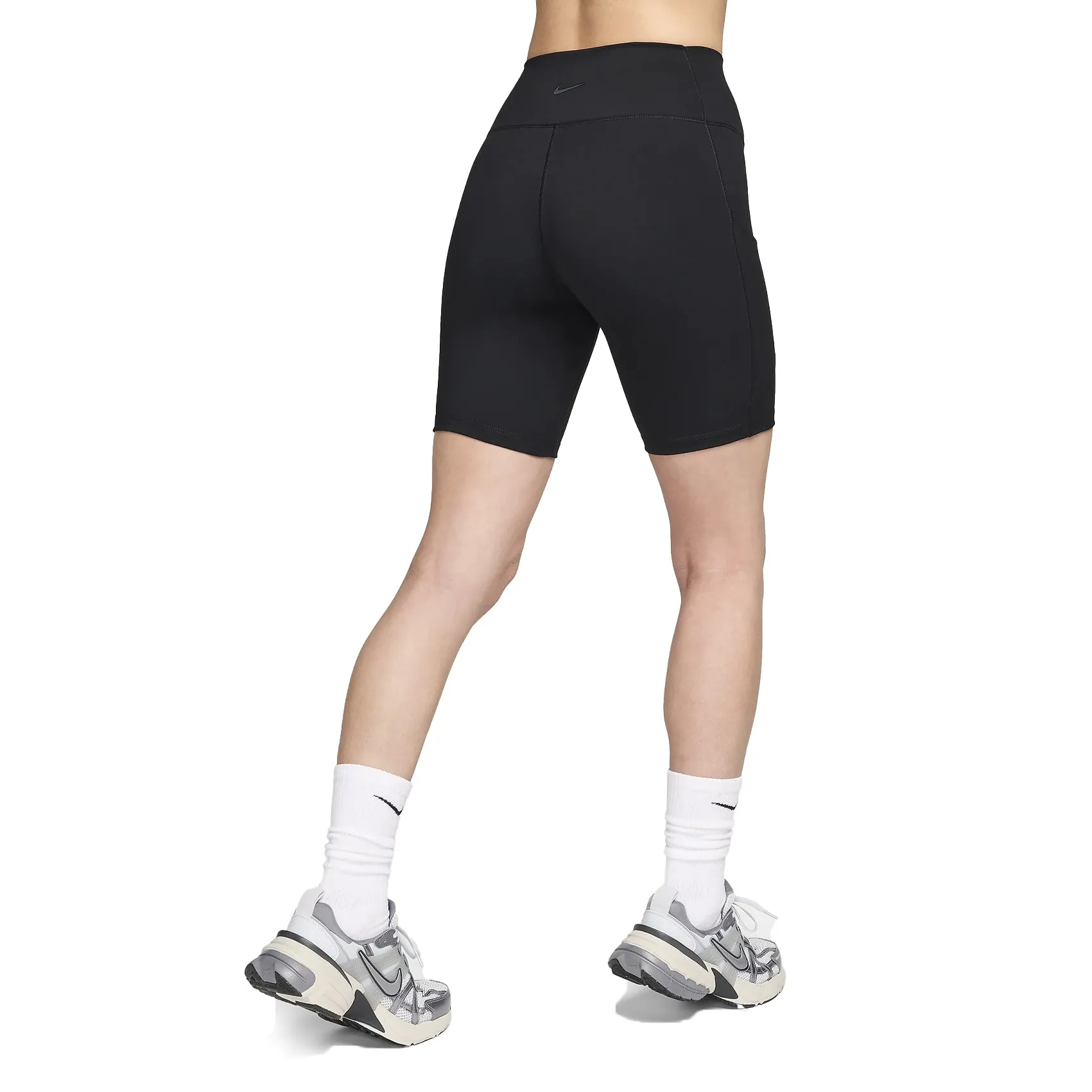 Womens Nike Dri-Fit One High-Waisted 8-Inch Biker Shorts With Pockets