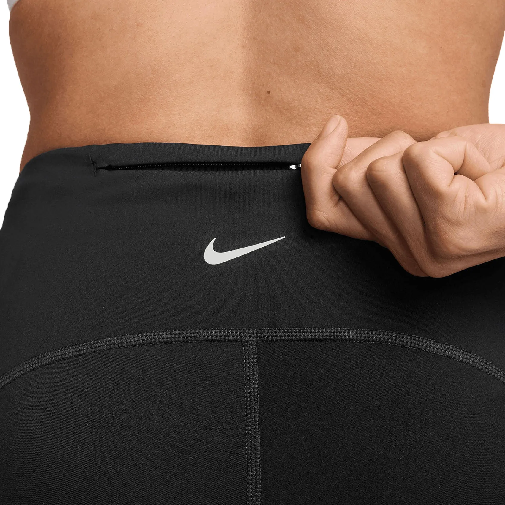 Womens Nike Swift High-Waisted 4" Tight Running Shorts with Pockets