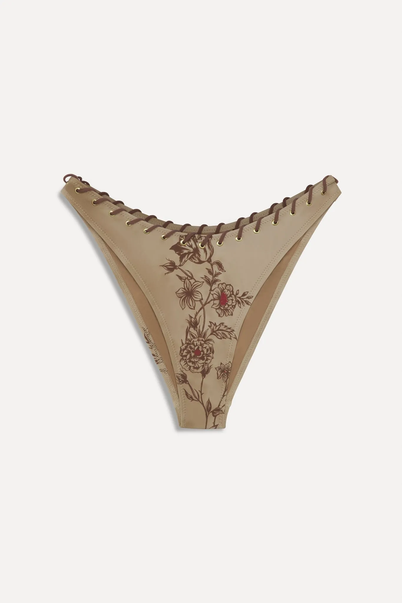 x BELLA HADID Dove Bikini Bottom - Desert Rose